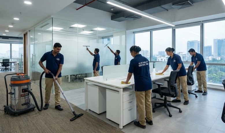 Commercial housekeeping services for offices factories and commercial buildings in Pune PCMC